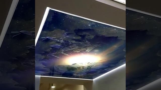 "Double vision" - натяжной потолок в GoodLuck Showroom смотреть онлайн