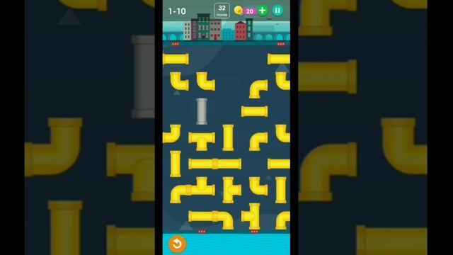 Smart Puzzle Pipe Game Level 1 - 20 смотреть онлайн
