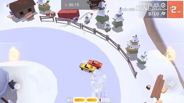 Парный дрифт с другом в мобильной игре SkidStorm смотреть онлайн