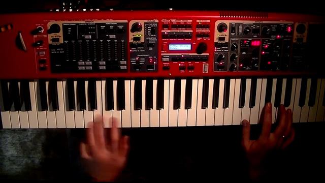Клавишная партия песни ЗНАЙДУ - С.К.А.Й. & Alloise. Nord Stage 2. How to play смотреть онлайн