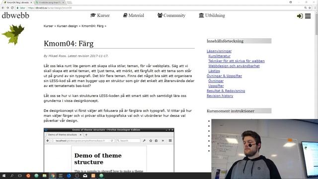 Genomgång design kmom04 med Andreas смотреть онлайн