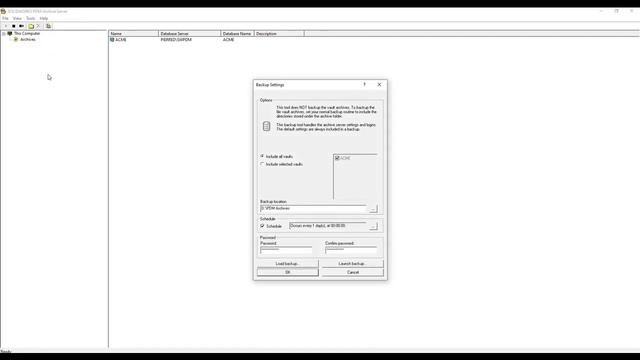 SOLIDWORKS PDM backup Archive server settings смотреть онлайн