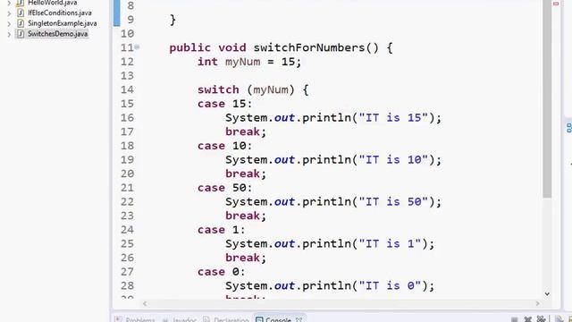 How to write Switch Case Statements in JAVA смотреть онлайн