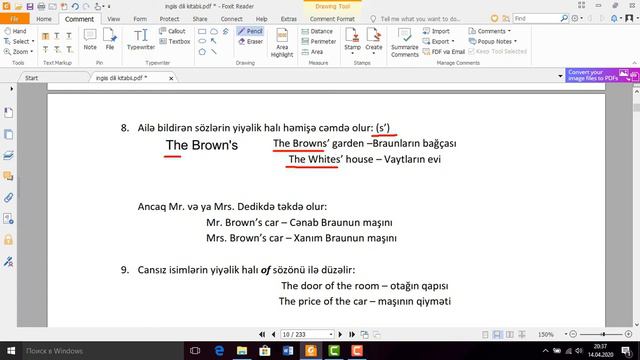 Possessive Case of Noun Ismin yiyelik hali смотреть онлайн