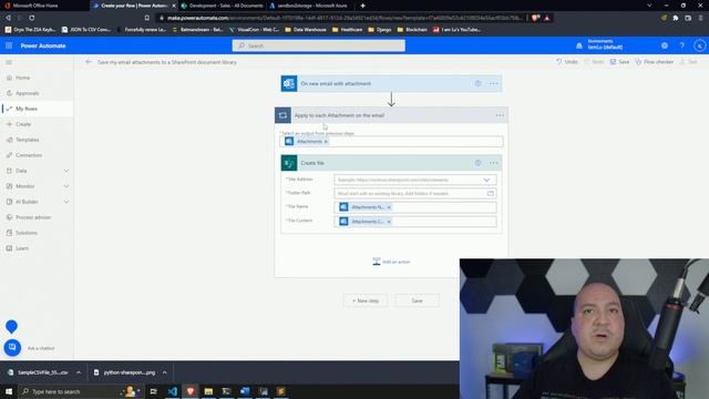 Power Automate - Unload Email Attachment to Azure Storage смотреть онлайн
