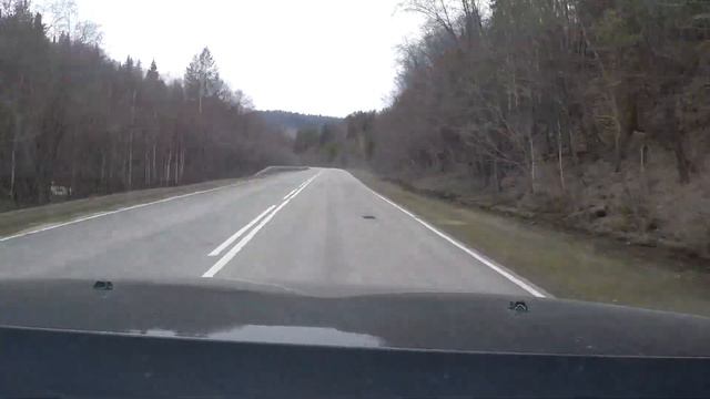Дорога через перевал из Абзаково в Уфу смотреть онлайн