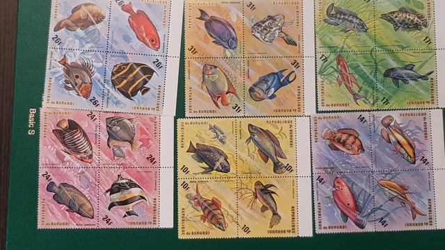 Распаковка марок (фауна)