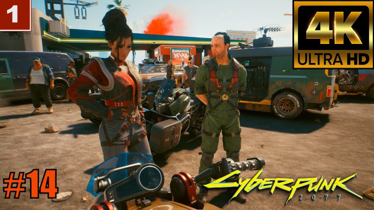 4K Cyberpunk 2077 gameplay Прохождение Часть 14 смотреть онлайн