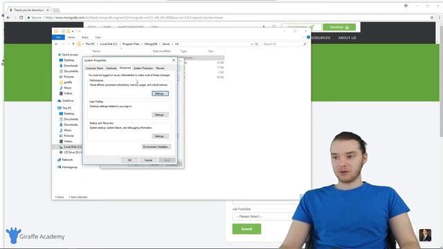 Windows Installation | MongoDB | Tutorial 3 смотреть онлайн