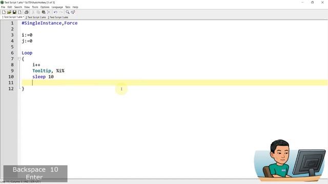 [Juho's AutoHotkey Tutorial #2 Hotkeys] Part 13 - #MaxThreadsPerHotkey Single Hotkey to Toggle Loop смотреть онлайн