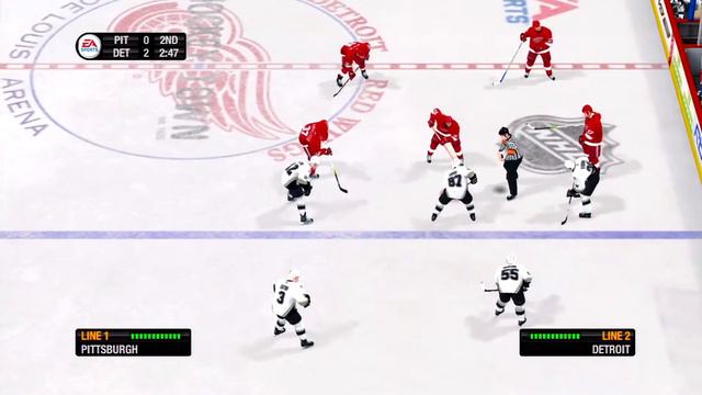 NHL 08 Gameplay Detroit Red Wings vs Pittsburgh Penguins смотреть онлайн