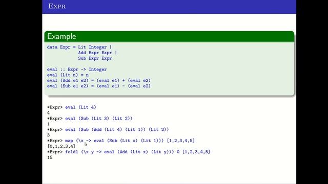 Haskell User Defined Data Types смотреть онлайн