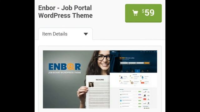 Enbor - Job Portal WordPress Theme смотреть онлайн