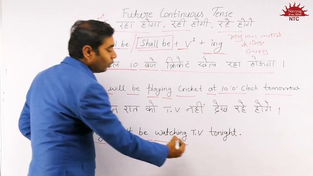 Day 16 | Future Continuous Tense, use of will be/Shall be with Hindi Examples смотреть онлайн