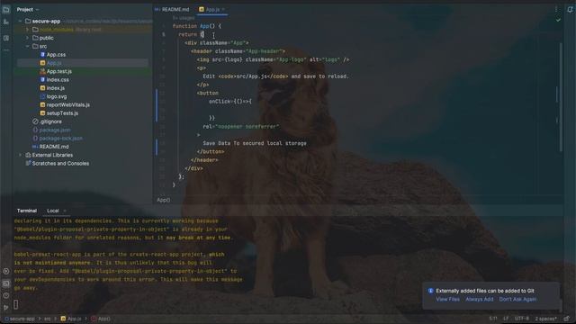 React js : Save data secured with encrypting local storage in browser смотреть онлайн