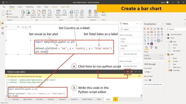 Python in Power BI смотреть онлайн