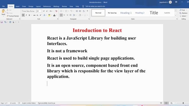 Introduction to React | What is React? | Basics of React | React Full Course for Beginners смотреть онлайн