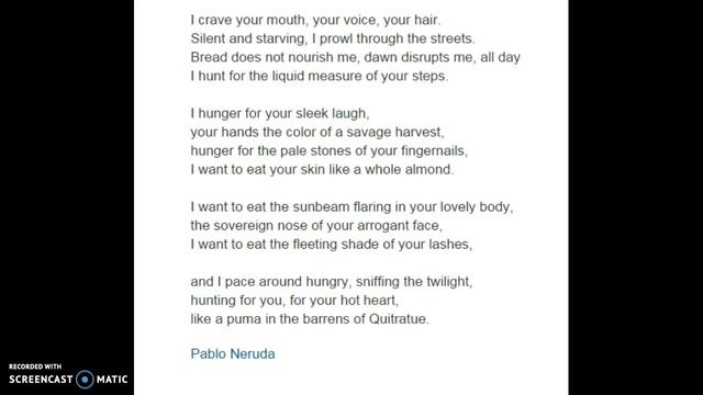 Sonnet 11 Neruda смотреть онлайн