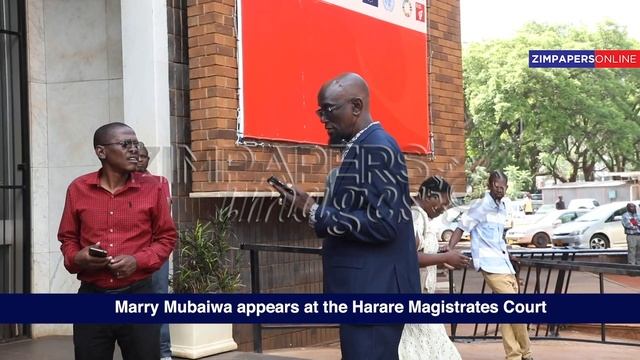 Marry Mubaiwa arrives at Rotten Row Magistrates’ Court in Harare. смотреть онлайн