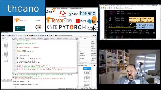 Python-Theano Modül Tanıtımı AI-ML-DL Serisi - Ekstra Örnekler смотреть онлайн