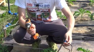 Капельный полив от А до Я.  Монтаж капельного полива на 200 метрах грядок за один день - реально.