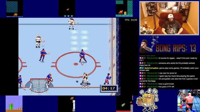 NHL All-Star Hockey '95 (Sega Genesis) смотреть онлайн
