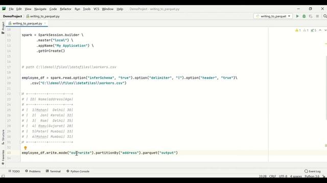How to create partitions with parquet using spark смотреть онлайн