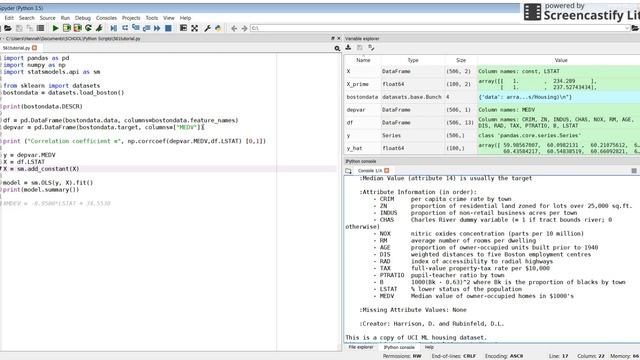 Brief Tutorial Linear Regression in Python смотреть онлайн