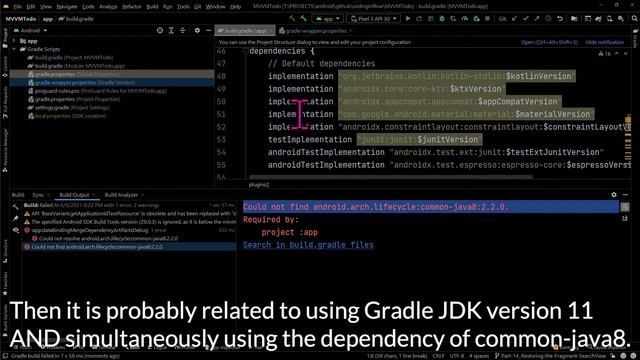 How to Fix Error: Could not find android.arch.lifecycle:common-java8:2.2.0 in Android Studio смотреть онлайн