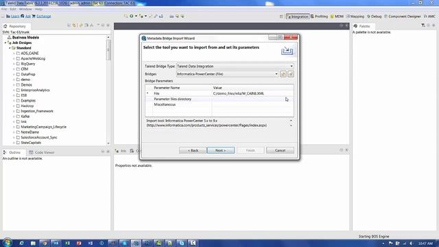 Talend Metadata Bridge смотреть онлайн