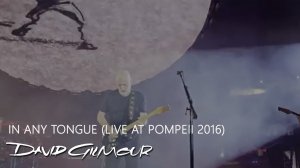 David Gilmour - In Any Tongue (Live At Pompeii)