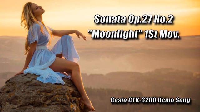 Sonata Op.27 No.2 "Moonlight" 1St Mov. - Casio Demo Song смотреть онлайн