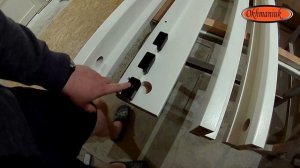 Установка держателей для ламелей на кровати