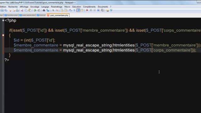 Tutoriel php-jquery : creation d'un blog avec des commentaires en php-mysql-jquery part7 смотреть онлайн