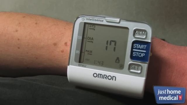Just Home Medical: Omron 7 Series Wrist Blood Pressure Monitor смотреть онлайн