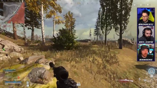 Andy and SnowBikeMike Teach Nick How to Play Call of Duty Warzone смотреть онлайн