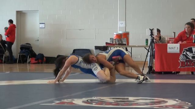 2018 Brock Open WW55kg Jade Parsons (Brock) Vs Jessica Bershatsky (Lakehead)