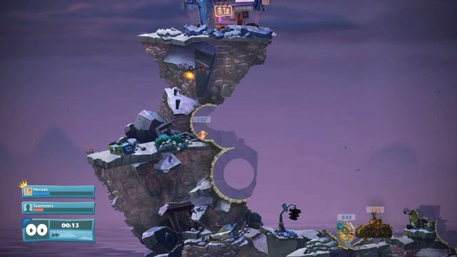 Worms W.M.D / Local Multiplayer PC Games / Two Players смотреть онлайн