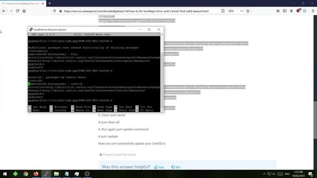 How to fix YumRepo Error and Cannot find valid baseurl - CentOS Tutorials смотреть онлайн