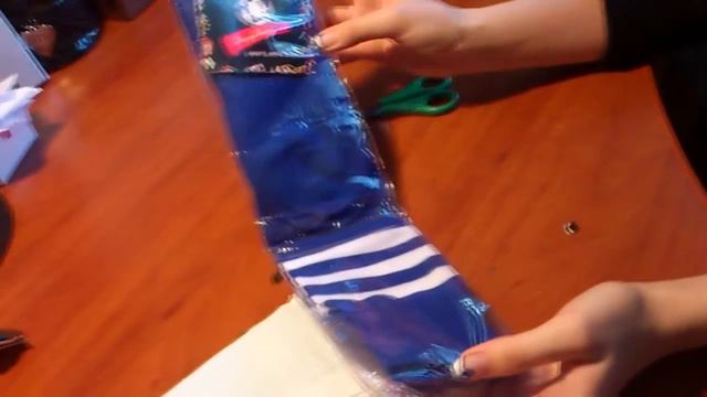 Гольфы синенькие фетиш Knee Socks Fetish