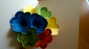 Открытка своими руками с объемными цветами внутри