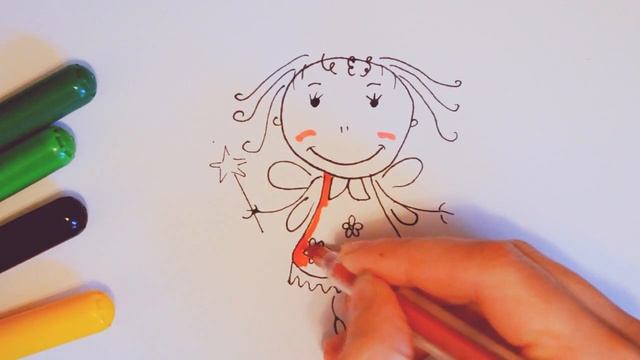 Как нарисовать принцессу. Видео для девочек/ Рисуем принцессу How to draw a Princess смотреть онлайн
