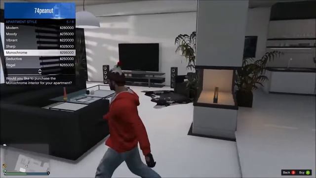 GTA 5 Online All Penthouse Apartment Styles in Eclipse Towers Suite 3 смотреть онлайн