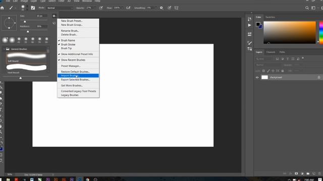 How to install brushes Photoshop CC смотреть онлайн