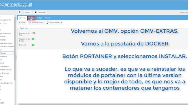 Actualizar PORTAINER en Open Media Vault 5 смотреть онлайн