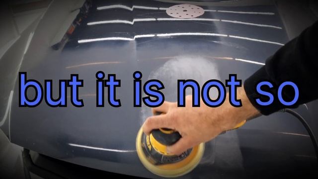 Orange peel | Removal with 1500 grit DRY SANDING смотреть онлайн