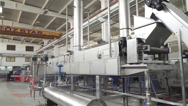 Fryer Machine - поточная фритюрница - Fryer Line - Freidora Industrial - fryer Equipment OS - 850 смотреть онлайн
