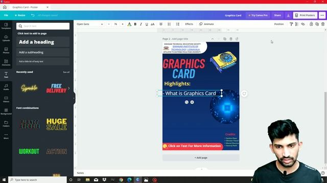 How to Make Clickable Poster | Canva Tutorial: Inserting Hyperlinks in your Designs | смотреть онлайн