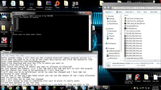 How to allocate more ram to cracked minecraft version 2 | 1.5.2 compatible | смотреть онлайн