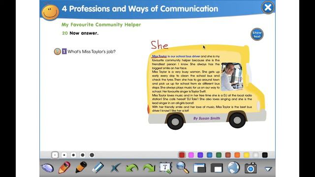 Grade 4 Term 2 Unit 4 My favourite Community Helper Smiles 4 смотреть онлайн